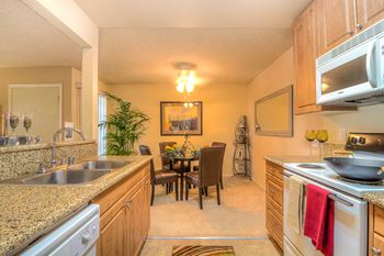 Granite counters upgrades in kitchen and restroom vanities